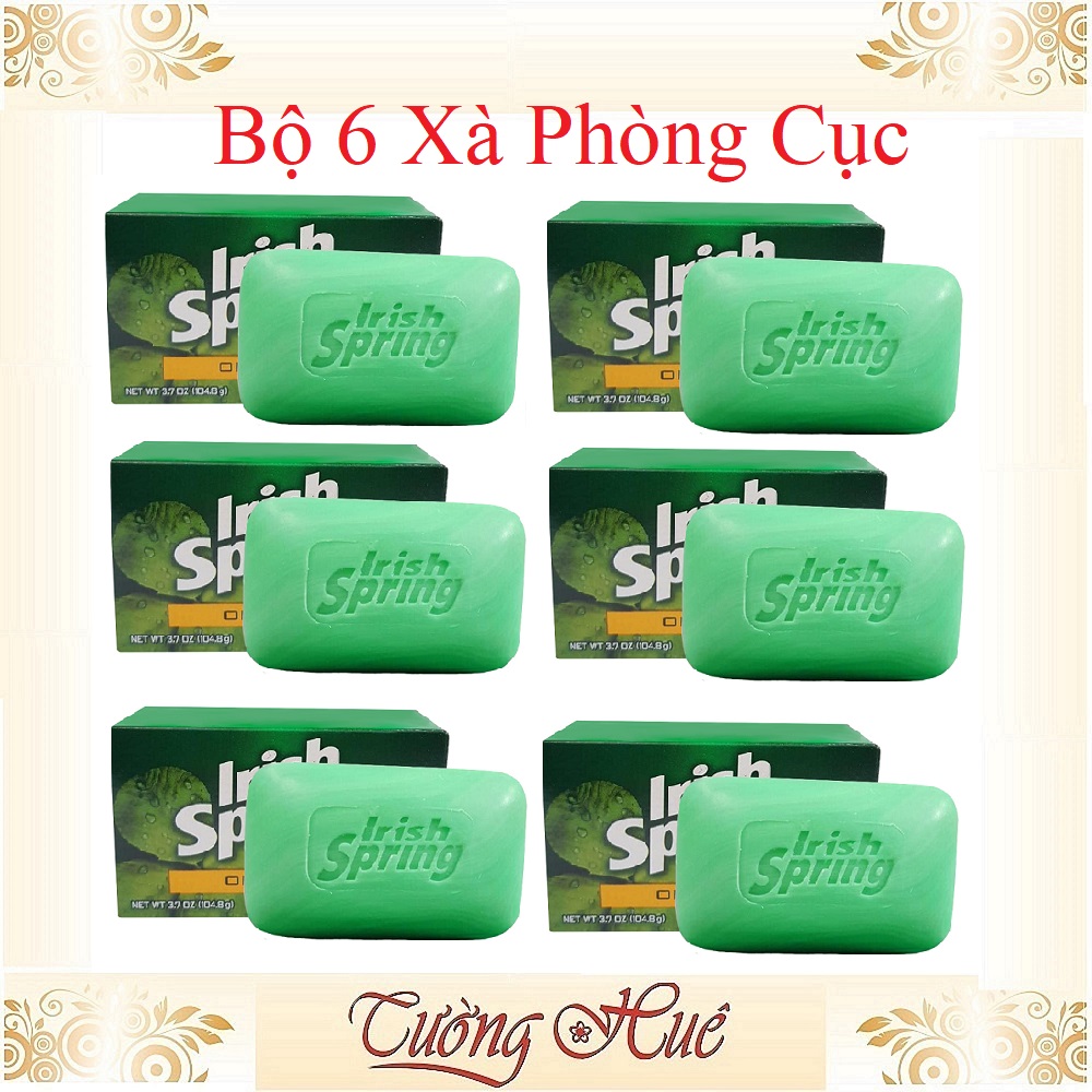 Bộ 6 Bánh Xà Phòng Irish Spring - 104.8G X6