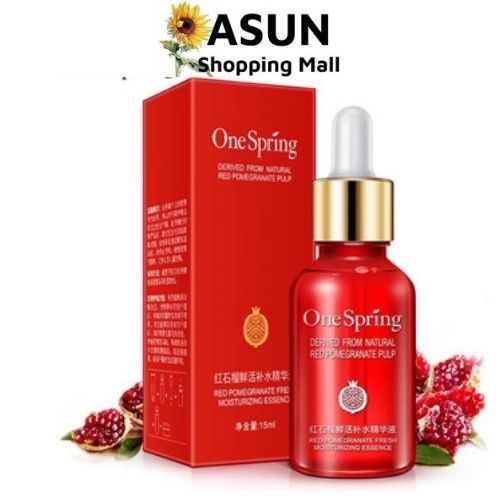 [Hcm]Serum Dưỡng Da Chống Lão Hóa Căng Mướt Da Từ Trái Lựu Bioaqua Pomegranate Fresh Skin Natural 15Ml