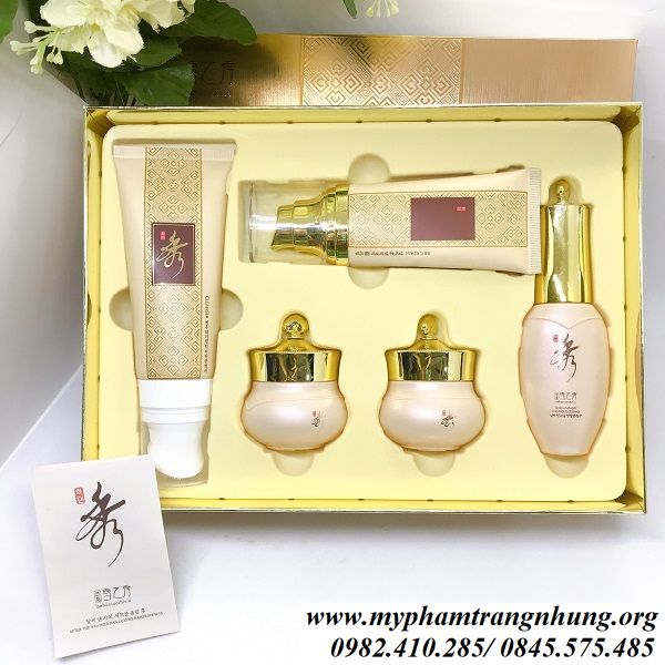 BỘ DƯỠNG DA MỜ NÁM LANHUA 5IN1 HÀN QUỐC