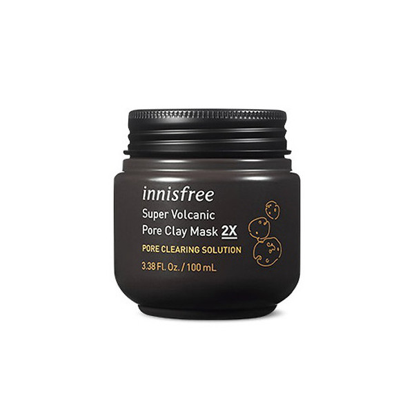 Mặt Nạ Đất Sét Từ Đá Núi Lửa Innisfree Jeju Super Volcanic Pore Clay Mask 2X - Bebeau Skin Shop