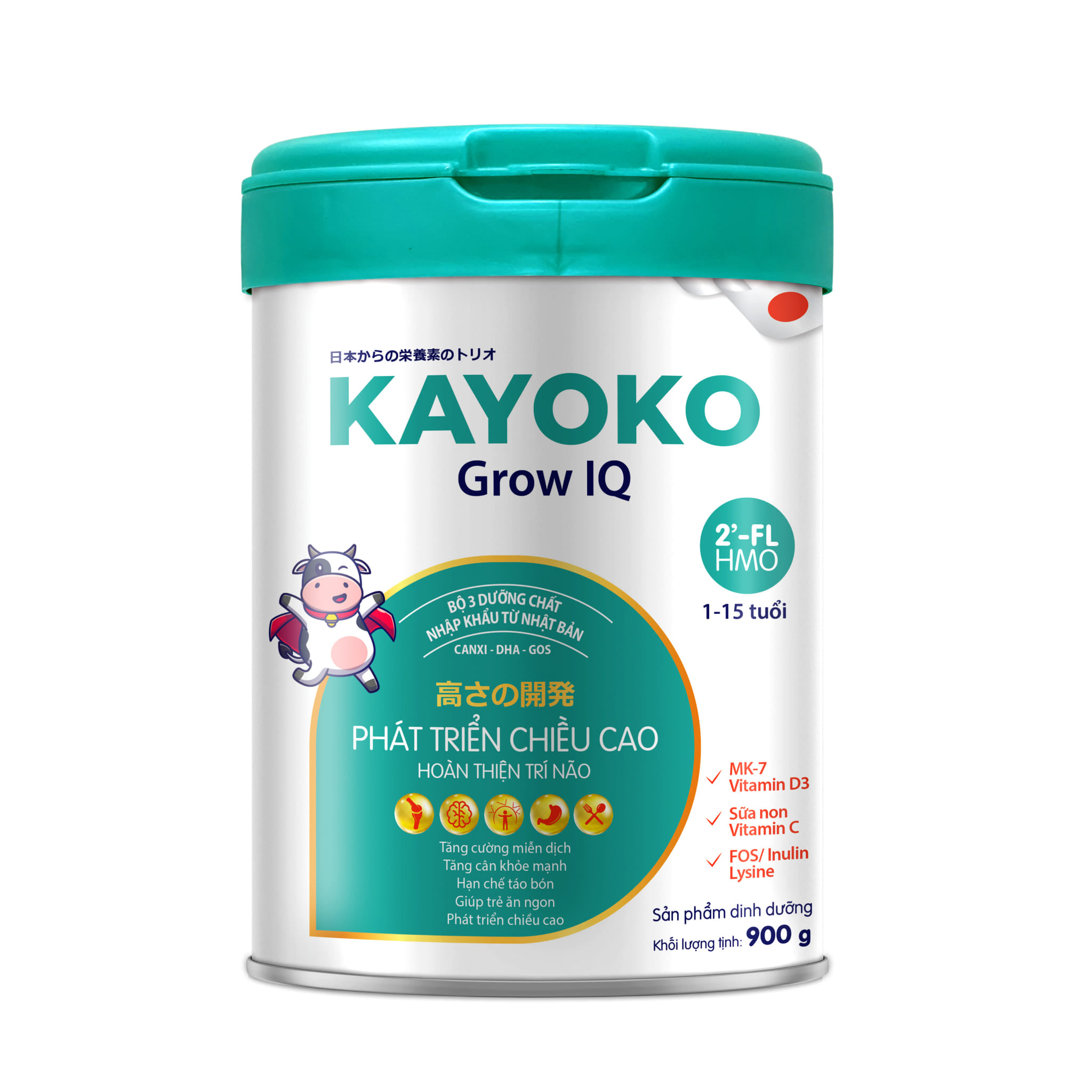 Date mới) Sữa Kayoko Grow IQ công nghệ Nhật 900g
