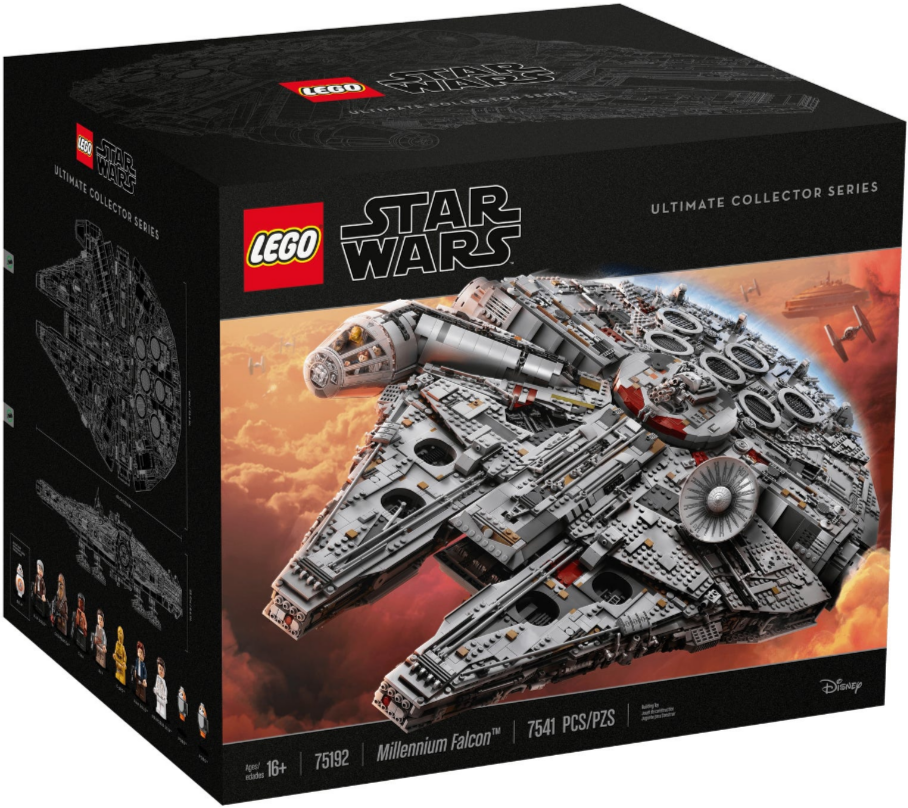 [100% chính hãng] LEGO 75192 Star Wars Millennium Falcon 7541pcs 18+ lego lắp ráp khổng lồ