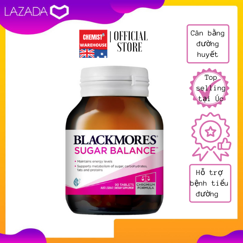 [Hcm][Hàng Chuẩn Úc] Blackmores Sugar Balance - Viên Uống Cân Bằng Đường Huyết 90 Viên