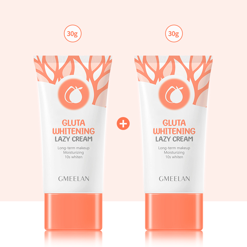 CHÍNH HÃNG✨ Gmeelan GLUTA WHITENING LAZY CREAM Dưỡng Ẩm Làm trắng da Cân bằng màu da Kem Làm sáng da