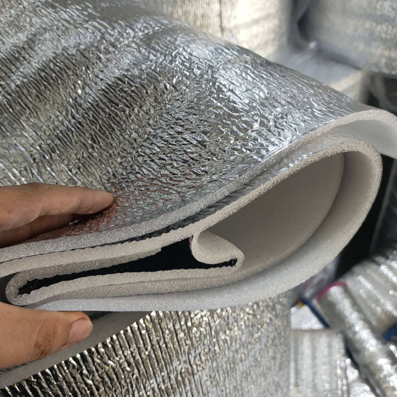 [SALE ]5 mét xốp bạc dày 3mm, 5mm, 10mm - Tấm xốp bạc cách nhiệt chống nóng - xốp pe tráng bạc