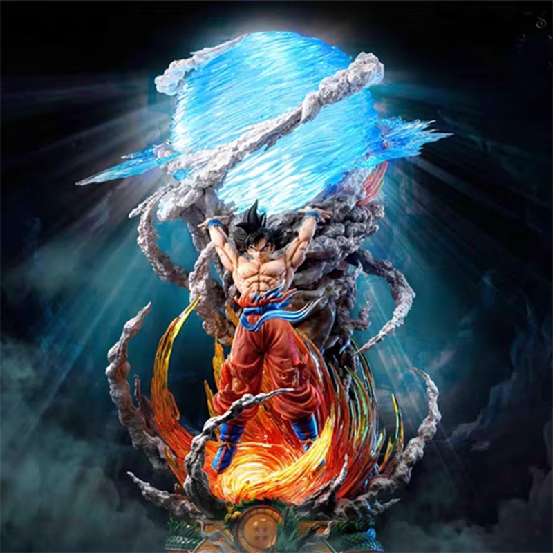 MH71 - Mô Hình Cao Cấp Son Goku Sử Dụng Tuyêt Chiêu Genkidama Quả Cầu Kinh Khi Có Đèn Led - Mô Hình 