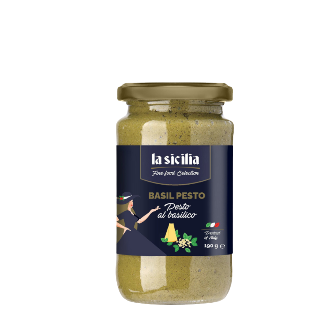 La Sicilia Sốt Pesto Basil 190Gr