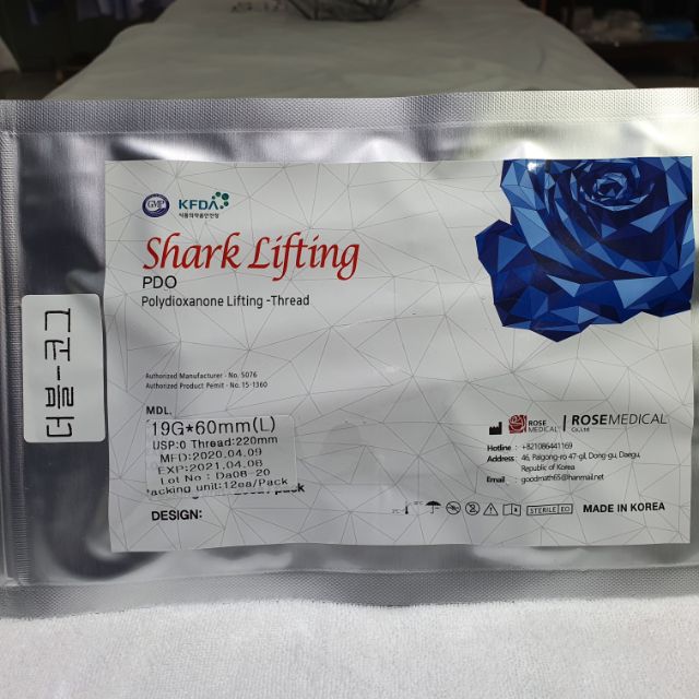 Căng Chỉ Nâng Cơ, Nâng Mũi Double Cog Mono 19Gx100mm & 19Gx60mm 1gói 10 sợi ( Hàn Quốc )