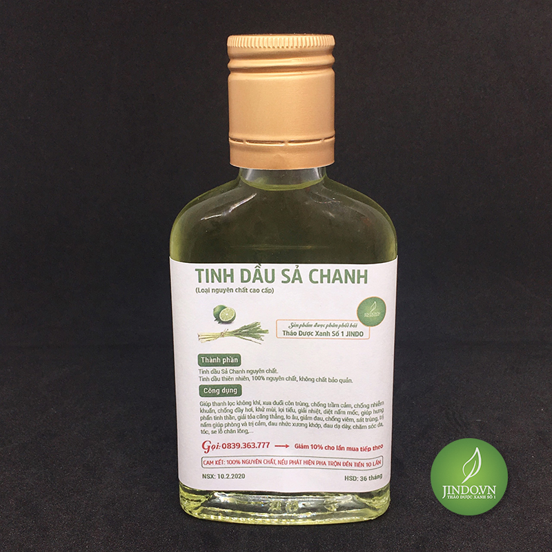 Tinh Dầu Sả Chanh Jindo Loại Nguyên Chất Cao Cấp (100Ml) - Tmc231