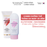 Kem Dưỡng Thể Trắng Da Chống Nắng Nâng Tone Hàn Quốc WHISIS Premium Collagen Whitening Body Lotion 200ml
