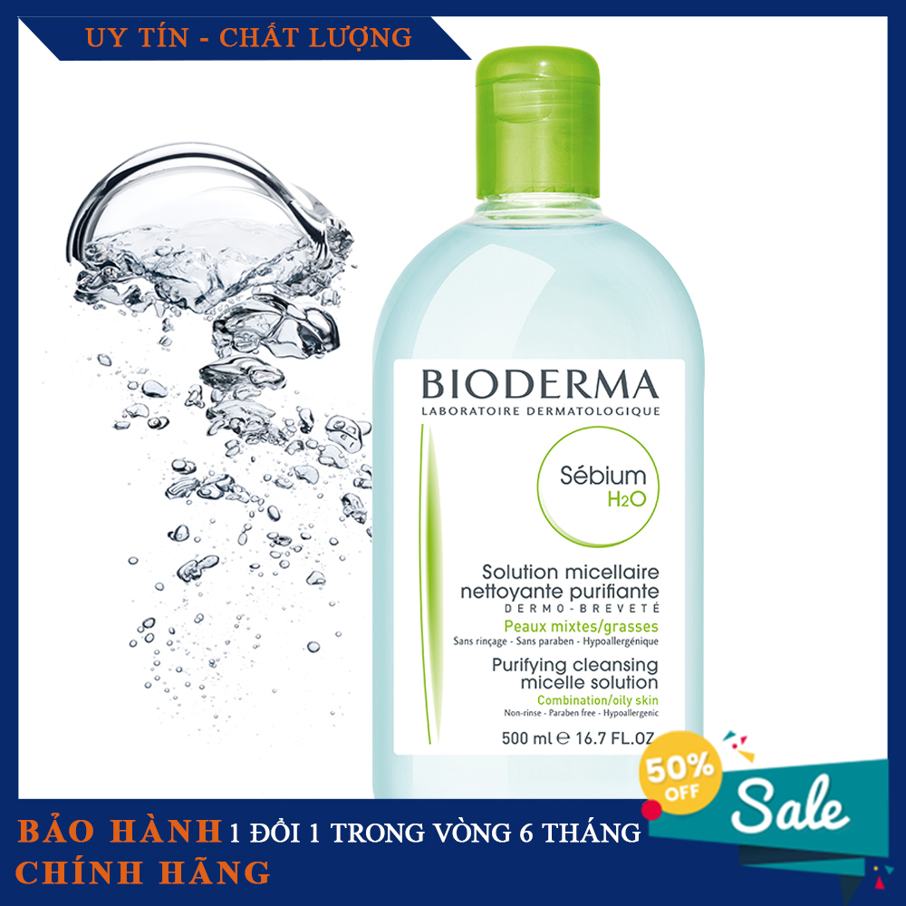 [Hàng Cao Cấp] Nước Tẩy Trang Cho Da Dầu Da Mụn - 500Ml Loại Bỏ Mọi Bụi Bẩn Mang Đến Cảm Giác Sạch Sẽ Tươi Mát Tức Thì