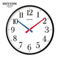 Đồng hồ treo tường Nhật Bản Rhythm CMG619NR02- Kt 30.5 x 3.5cm 630g Vỏ nhựa. Dùng Pin.