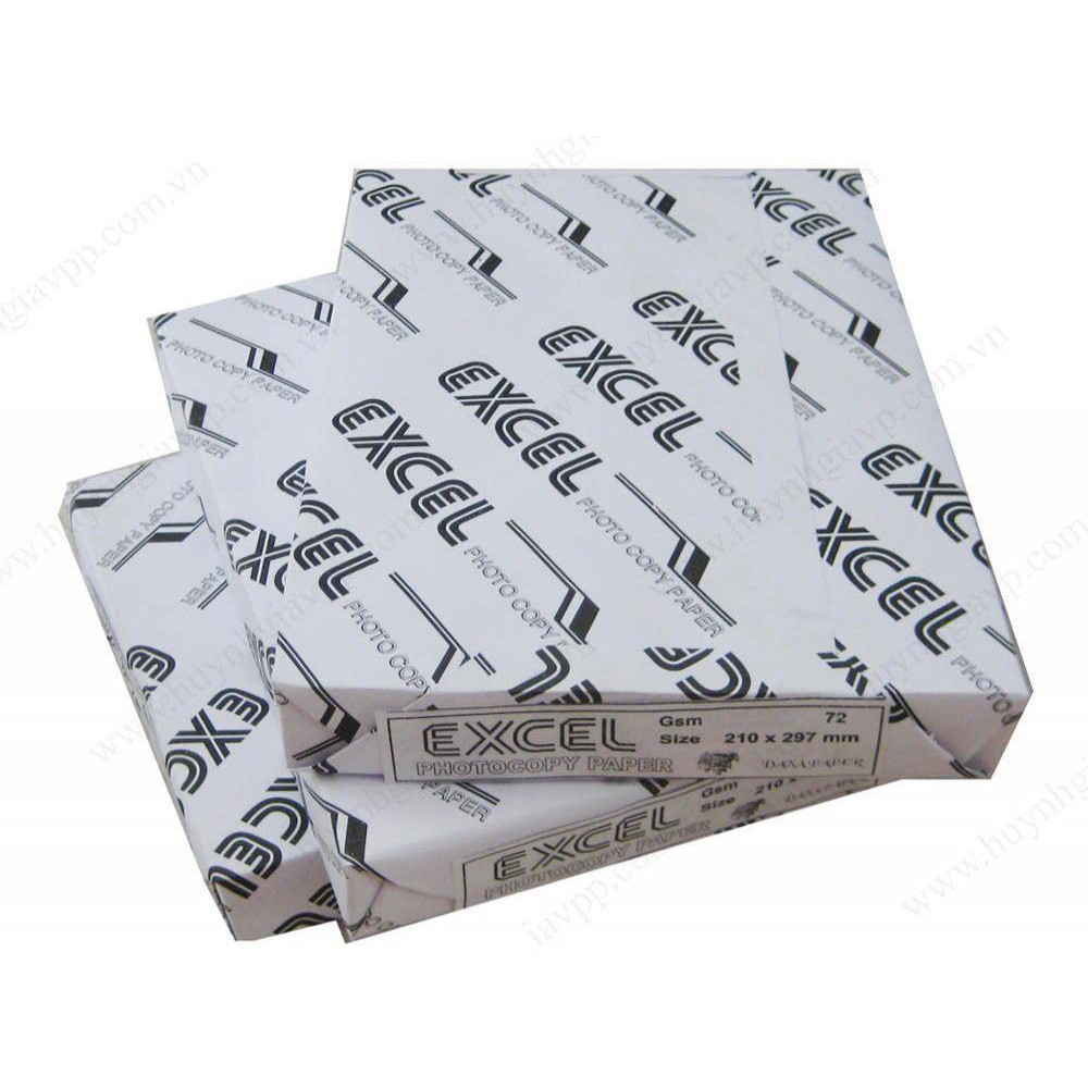 Giấy Excel A4 Định Lượng 70 Gsm ( Đủ 500 Tờ)