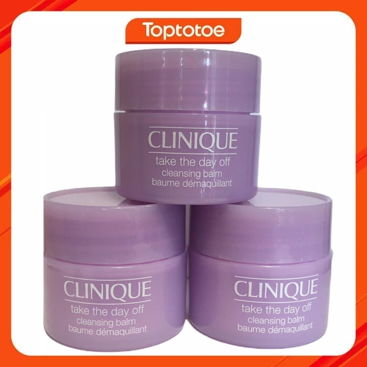 Combo 3 Sáp Tẩy Trang Clinique Take The Day Off Cleansing Balm 15Ml