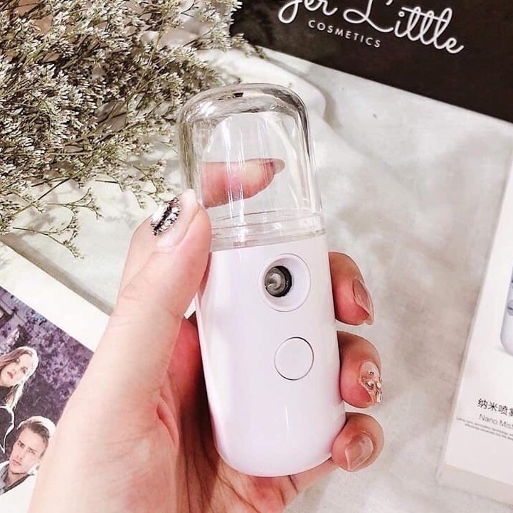 Máy Phun Sương Xông Hơi Mặt Nano Mini Cầm Tay Hỗ Trợ Dưỡng Da Cấp Nước Tối Đa