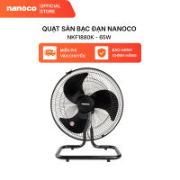 Quạt sàn bạc đạn màu đen Nanoco công suất 47W/ 65W model NKF1*80K