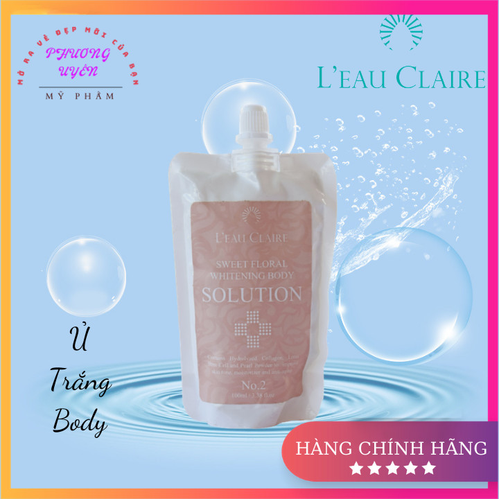 Sữa Ủ Trắng 💯 CHÍNH HÃNG HÀN QUỐC 💯 Ủ Trắng Body Solution giúp dưỡng trắng mịn mà không bào mòn da loại bỏ