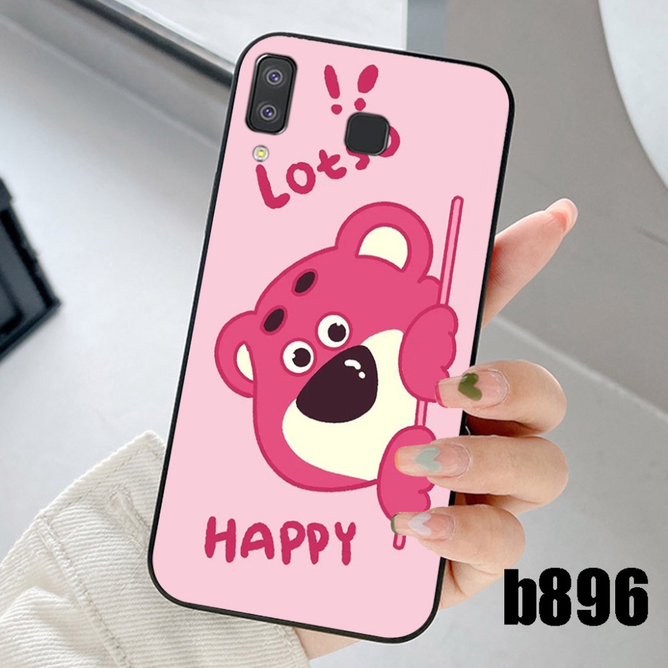 Ốp lưng điện thoại Samsung a10 a20 a30 a 50 a750 a8 Star in hình gấu dâu cute siêu dễ thương mẫu mới 2023