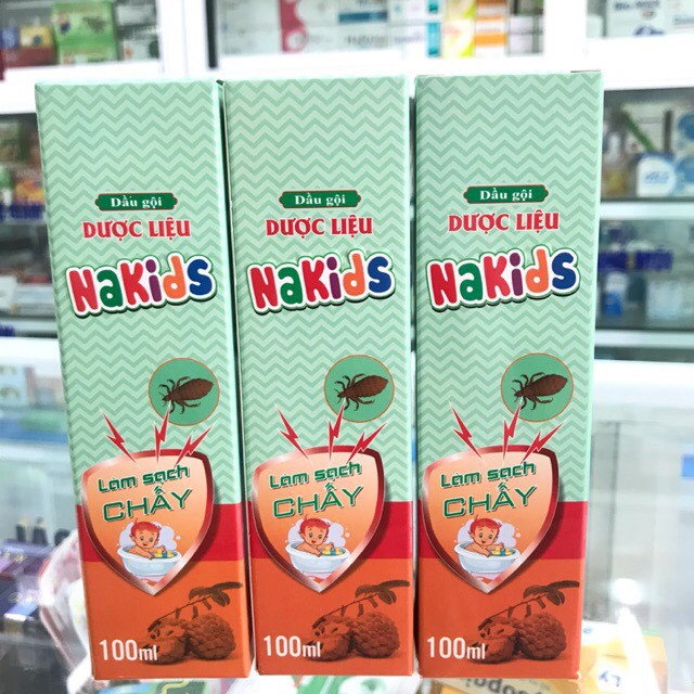 Dầu gội dược liệu trị chấy Nakids chiết xuất hạt na lọ 100ml chất lượng sản phẩm đảm bảo an toàn đến sức khỏe và cam kết hàng đúng như mô tả