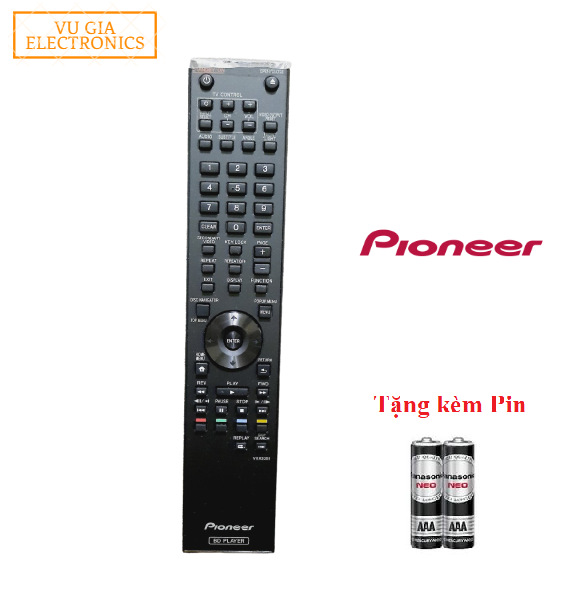 [FREESHIP]_ Remote điều khiển dàn âm thanh Pioneer- Hàng chính hãng theo máy mới 100% Tặng kèm Pin
