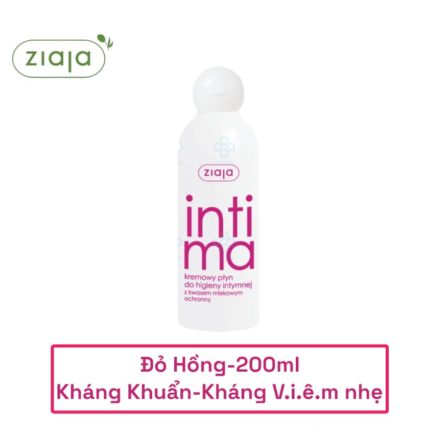 [Hàng Chuẩn] Dung Dịch Vệ Sinh Phụ Nữ Intima Ziaja mẫu mới Giảm Viêm khí hưgiảm khô chai 200ml