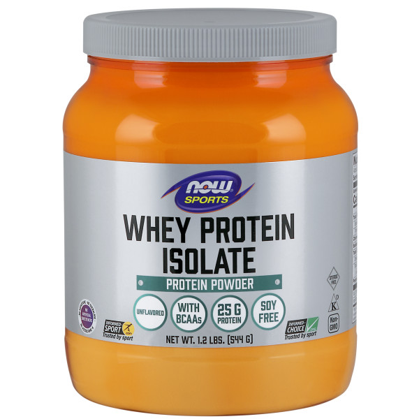 Whey Protein Isolate Unflavored Powder | Bổ sung 25g Đạm chất lượng cao có các axit amin chuỗi nhánh (BCAAs) có khả năng hấp thụ nhanh và dễ tiêu hóa dành cho người luyện tập thể thao (544gram)