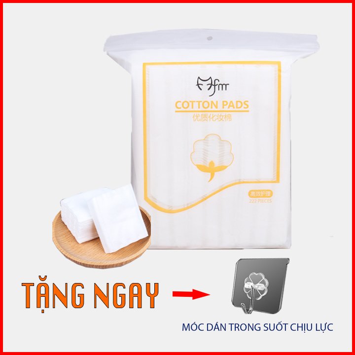 Bông Tẩy Trang 3 Lớp Cotton Pads [Túi 222 Miếng]Bông Tẩy Trang 3 Lớp Cotton Pads [Túi 222 Miếng]. Bông Trang Điểm Được Đánh Giá Tốt Từ Khách Hàng