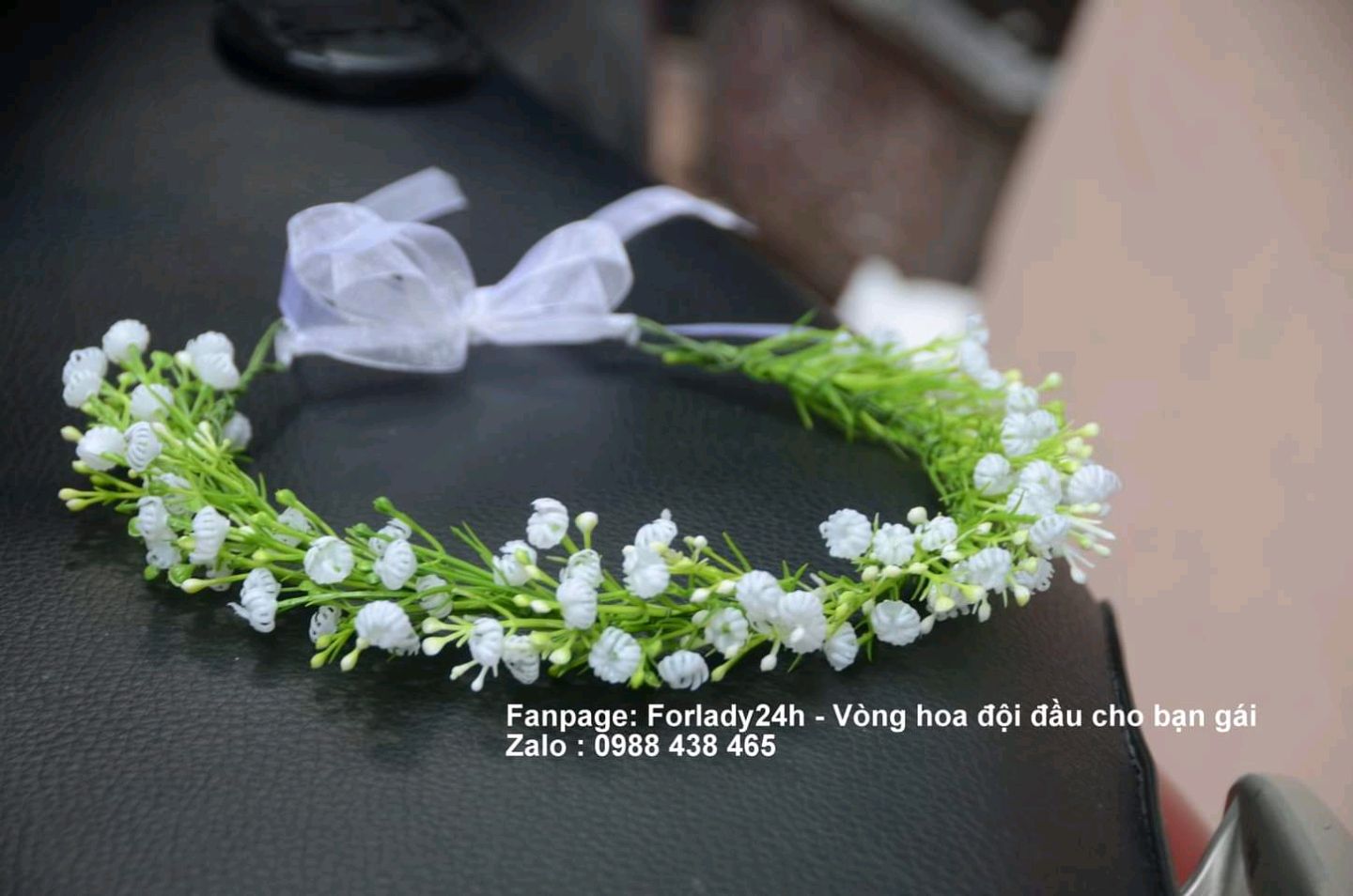 [HCM]Vòng hoa đội đầu hoa baby