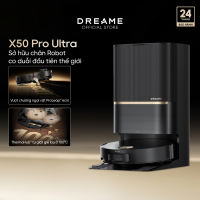 Dreame X50 Pro Ultra Robot hút bụi thông minh | lực hút 30.000Pa | lau sàn nước ấm 40°C | BH 24 tháng