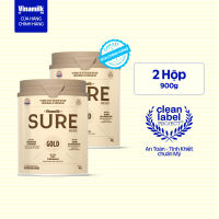 Combo 2 lon Sữa bột cho người lớn tuổi Vinamilk Sure Prevent 900g (Hộp thiếc)|