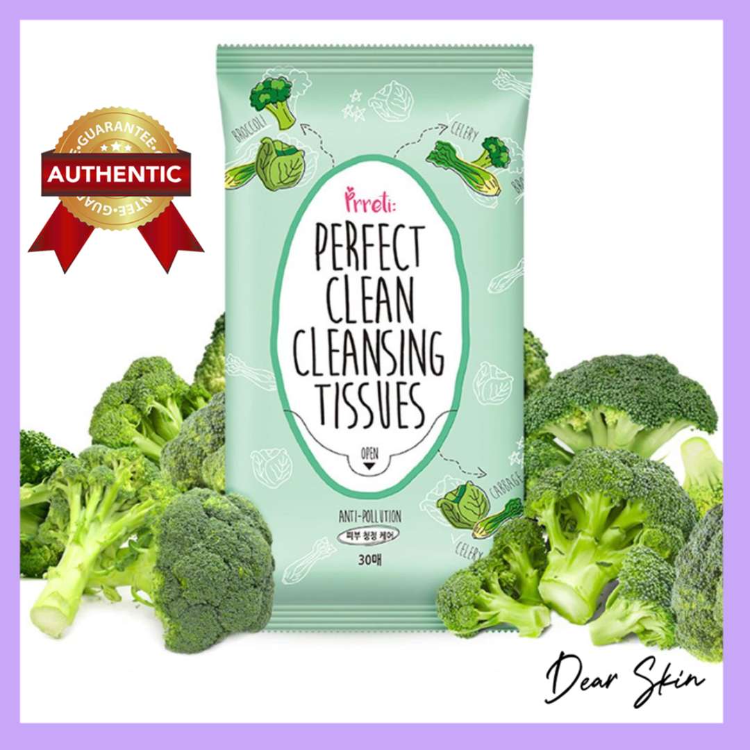[Hcm][Chính Hãng] Khăn Tẩy Trang Hàn Quốc Pretti Perfect Clean Daily Cleansing 30 Miếng - Làm Sạch