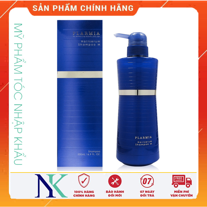 [HCM]Dầu Gội Milbon Plarmia Hairserum Shampoo F 500Ml