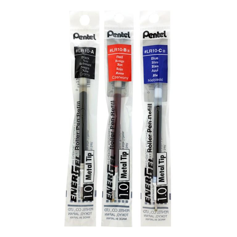 Bút Mực Gel Energel Pentel Nhật Bản Energel X BL110 Ngòi 1.0mm - Mực Siêu Nhanh Khô Có Ruột Thay Thế