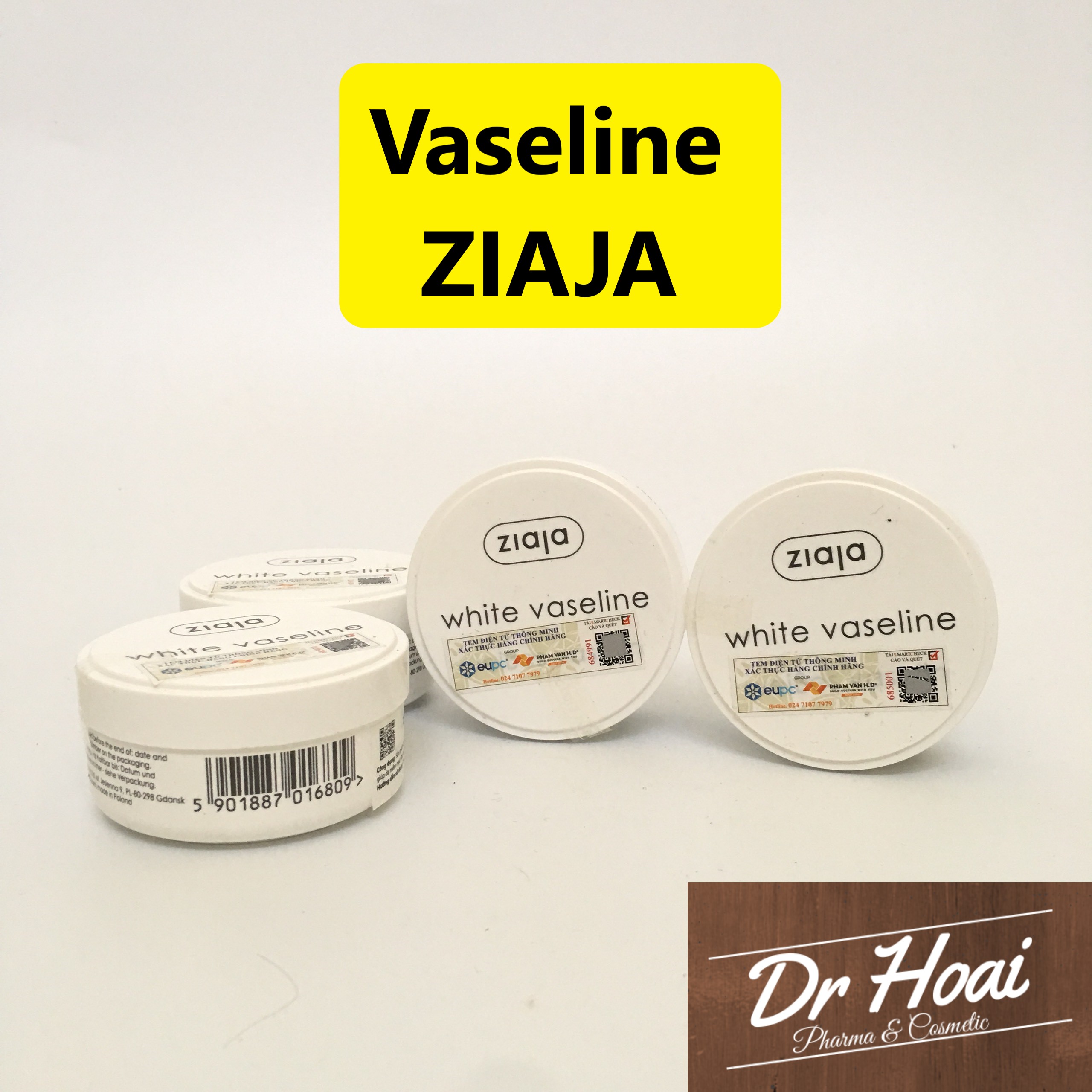 Sáp Vaseline Dưỡng Tái Tạo Da Ziaja White Vaseline