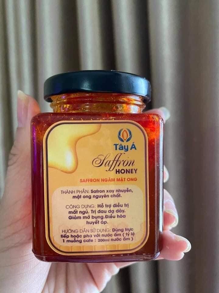 [CHÍNH HÃNG TÂY Á] 01 Hủ 200ml Nhụy hoa nghệ tây Saffron ngâm mật ong - Sản phẩm tốt cho Dạ dày