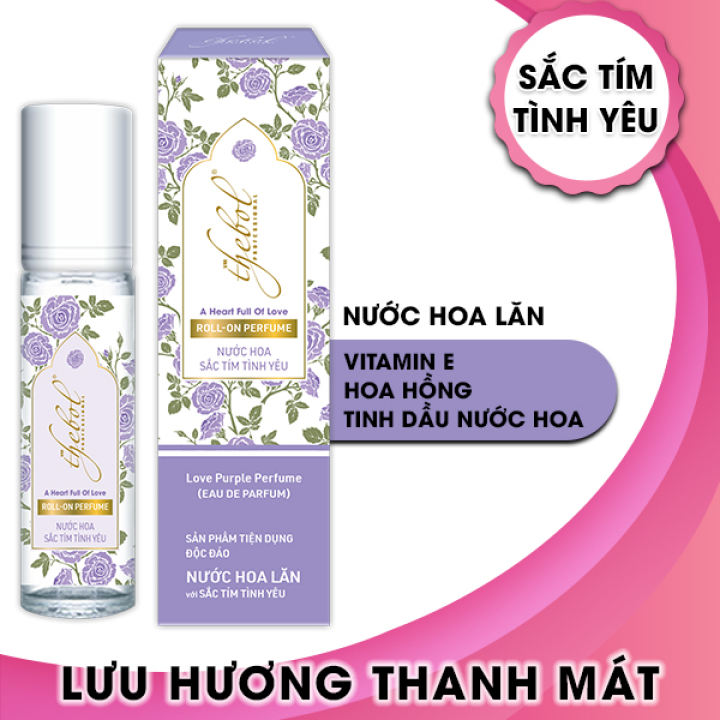 Nước Hoa Lăn Sắc Tím Tình Yêu Thebol 8Ml