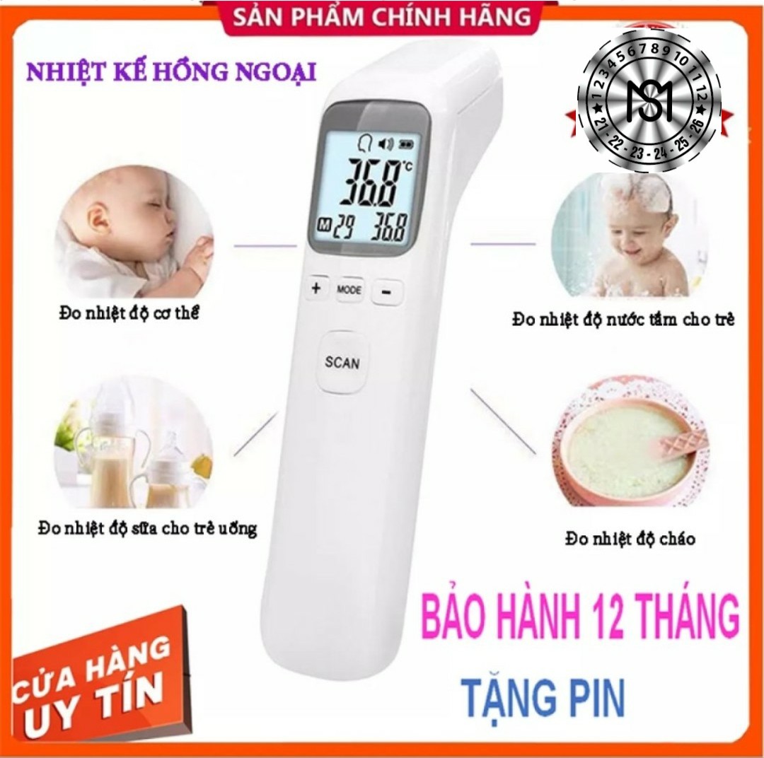 [Loại 1] Nhiệt Kế Hồng Ngoại Ck - T1803 Đo Nhiệt Độ Siêu Nhanh Sản Phẩm Tốt Tặng Kèm Pin Aa