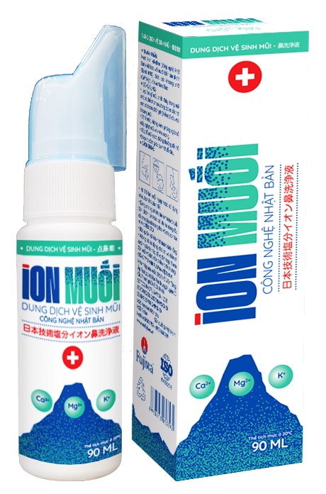 Dung Dịch Xịt Mũi Ion Muối - Thương Hiệu Của Fujiwa - Dung Dịch 90Ml