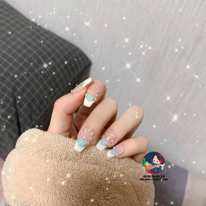 [HCM]Móng Giả – Nail Dài – Hoa Văn [Sẵn Keo – Đóng Hộp 24 Mẫu Đủ Size]