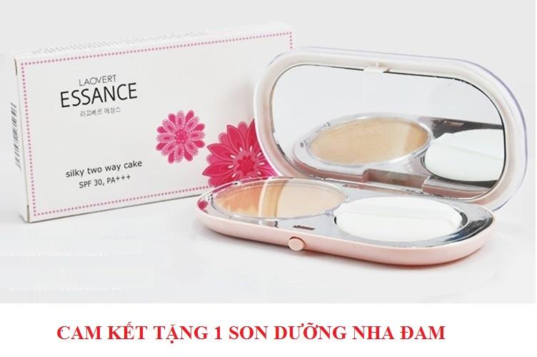 [Hcm]Phấn Trang Điểm Esance Hàn Quốc Tặng Kèm 1 Son Nha Đam