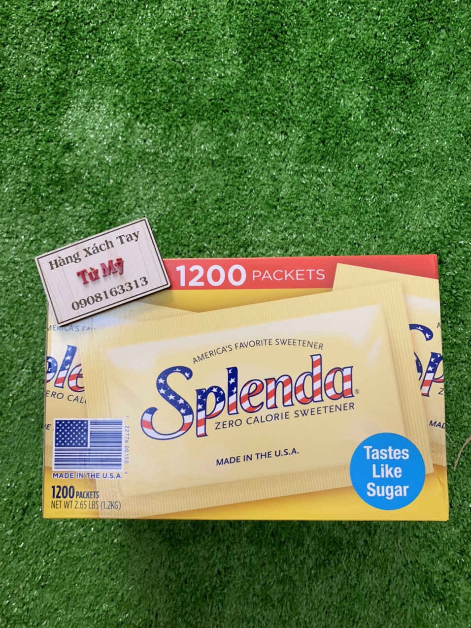 Đường ăn kiêng Splenda thùng 1200 gói của Mỹ cho người ăn kiêng tiểu đường DAS