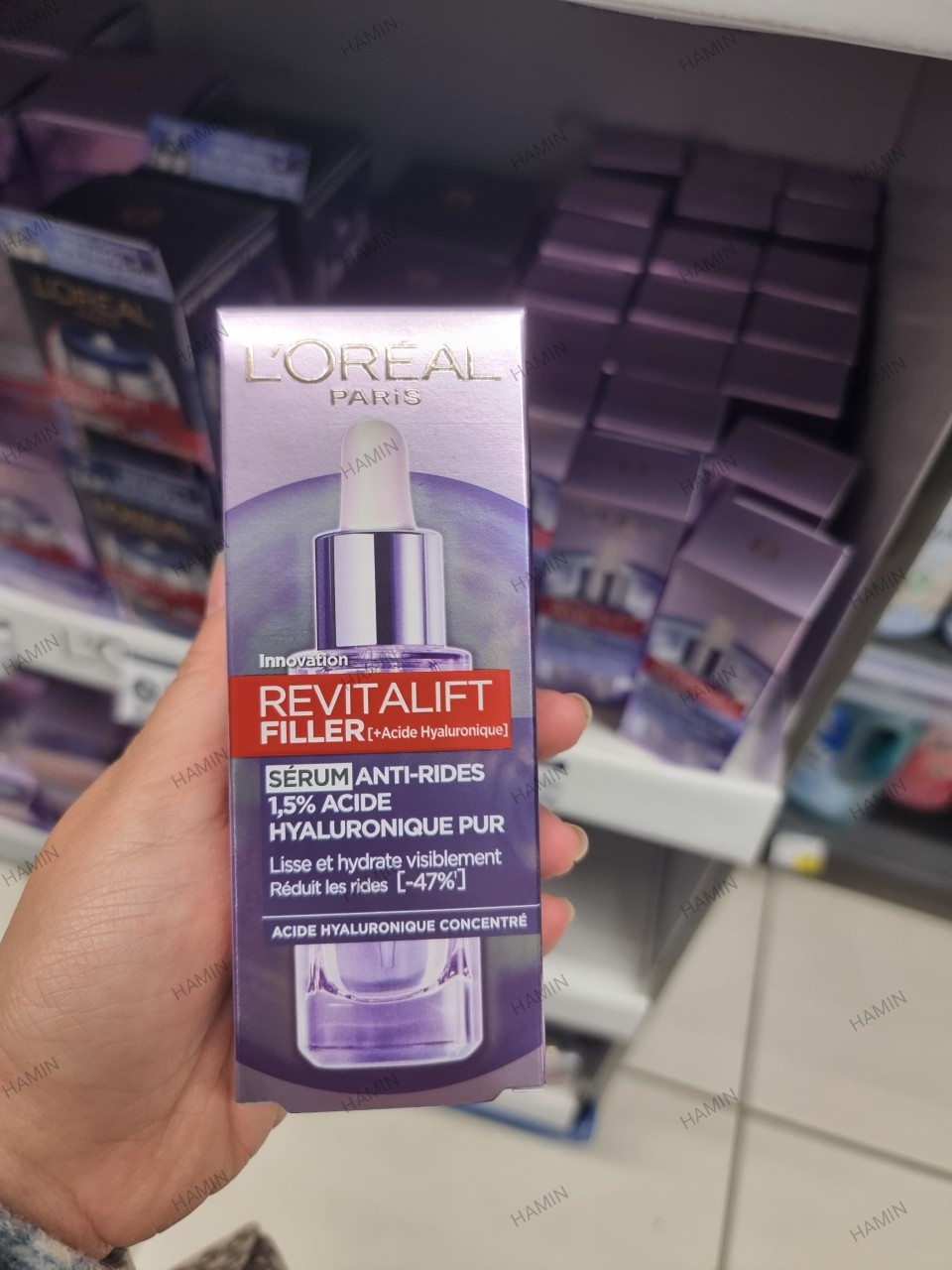 [Hàng Pháp] Serum tím cấp ẩm Loreal Paris Innovation Revitalift Filler