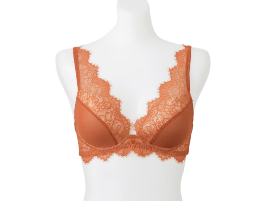 Áo lót nữ ren không gọng đệm mỏng Sweet Bra ɡunze JB6029H thấm hút mồ hôi kháng khuẩn khử mùi nội địa Nhật Bản
