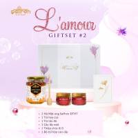 Hộp quà tặng gồm mật ong ngâm đông trùng hạ thảo và trà hoa tặng thầy cô giáo bạn bè người thân.