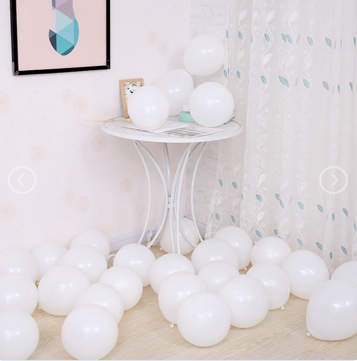 Bong Bóng Nhũ 6 inch - Bịch 50 bóng - đủ màu sắc (bơm căng 12 cm - 17cm to bằng tay người lớn)-Trang