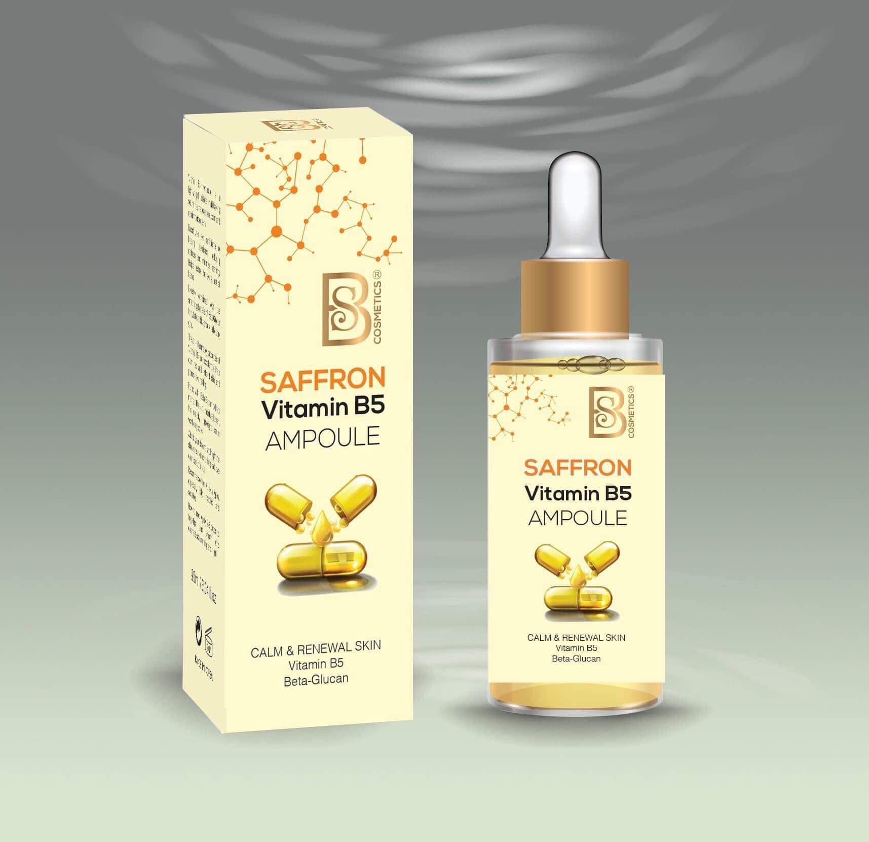 [Bscosmetic) Serum B5 Saffron 90Ml (Tinh Chất Nhụy Hoa Nghệ Tây) 3 Trong 1 - Trẻ Hóa - Dưỡng Trắng - Chống Lão Hóa Làn Da