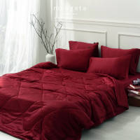 Vỏ chăn lụa Tencel 60s cao cấp size từ 1m6x2m đến 2m2x2m4 Mangata Bedding màu trơn nhiều màu có khoá kéo lồng được ruột mền mát
