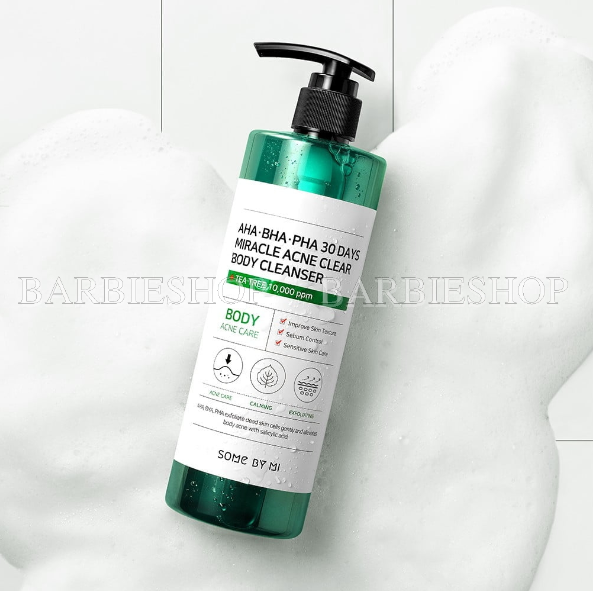 Sữa Tắm Giảm Mụn Lưng Some By Mi Aha - Bha - Pha 30 Days Miracle Acne Clear Body Cleanser 400G