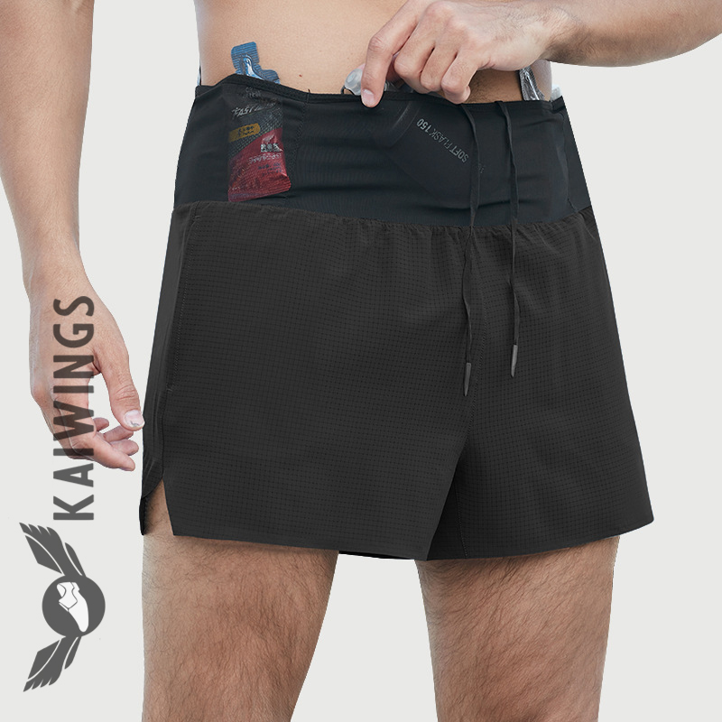 Quần short nam quần tập gym nam quần chạy bộ running 2 lớp cao cấp thể thao KAIWINGS Quần đùi nam lư