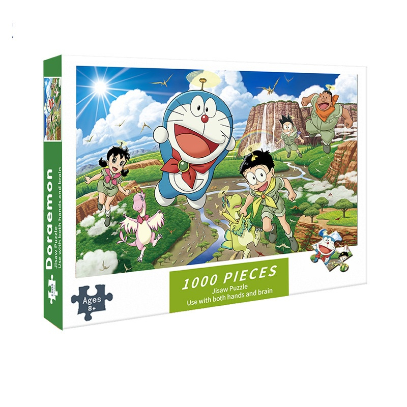 Tranh ghép xếp hình 1000 mảnh Doraemon và nobita - Đồ chơi phát triển tư duy quà tặng ý nghĩa. Kích